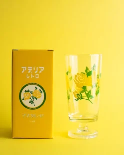 Aderia - Retro Glass Tumbler with Stem - Masquerade | Kids Kids & Babies | Fun Things For The Kitchen