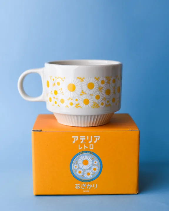 Aderia Retro Mug - Flower Bloom | Mugs & Glasses