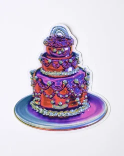 Alex Luciano - Chrome Cake Holographic Sticker | Stickers, Stationery & Scrapbooking