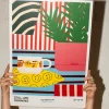 Alice Oehr - Pattern Play With Pinky's Poster - A2 | Art & Prints
