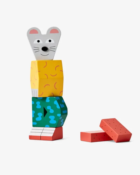 Areaware - Block Party Mouse By Andy Rementer | Objects