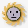 Areaware x Dusen Dusen - Everybody Clock - Yellow/Green/Purple | Home Decor