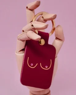 Ark - Boob Key Fob - Magenta | Keyrings & Bag Charms | Bags