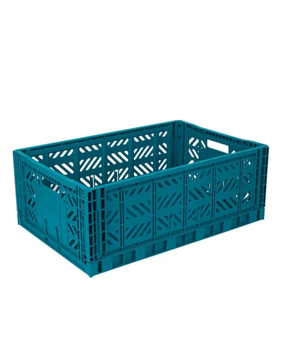 AyKasa - Maxi Crate - Peacock Green | Storage & Organisation