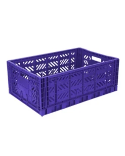 AyKasa - Maxi Crate - Sax Blue | Storage & Organisation