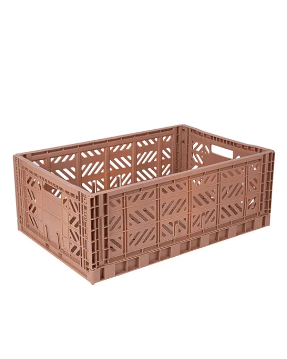 AyKasa - Maxi Crate - Warm Taupe | Storage & Organisation