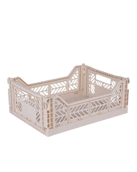 AyKasa - Midi Crate - Coconut Milk | Storage & Organisation