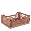AyKasa - Midi Crate - Warm Taupe | Storage & Organisation