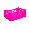 AyKasa - Mini Crate - Neon Pink | Storage & Organisation