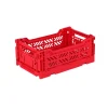 AyKasa - Mini Crate - Red | Storage & Organisation
