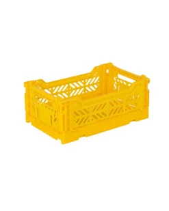 AyKasa - Mini Crate - Yellow | Storage & Organisation