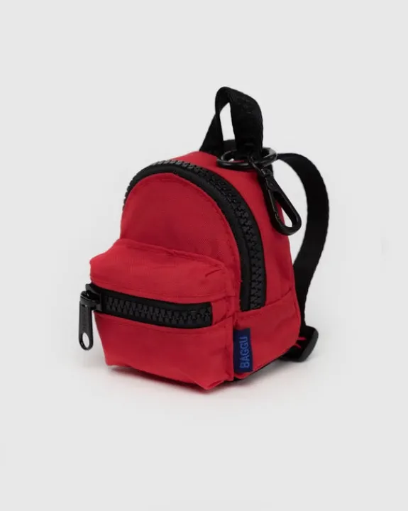 Baggu - Backpack Charm - Candy Apple | Keyrings & Bag Charms