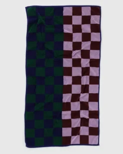 Baggu - Bath Towel - Jewel Checks | Bathroom