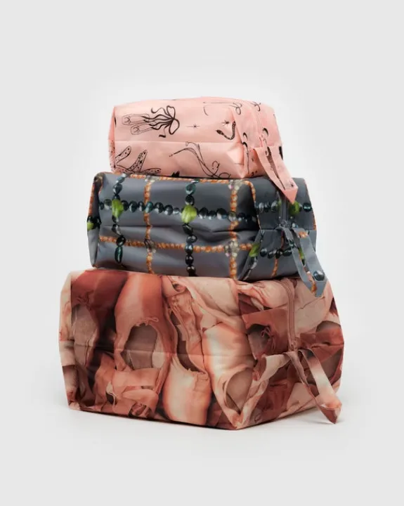 Baggu - 3D Zip Set - Ballet Icons | Travel | Bags