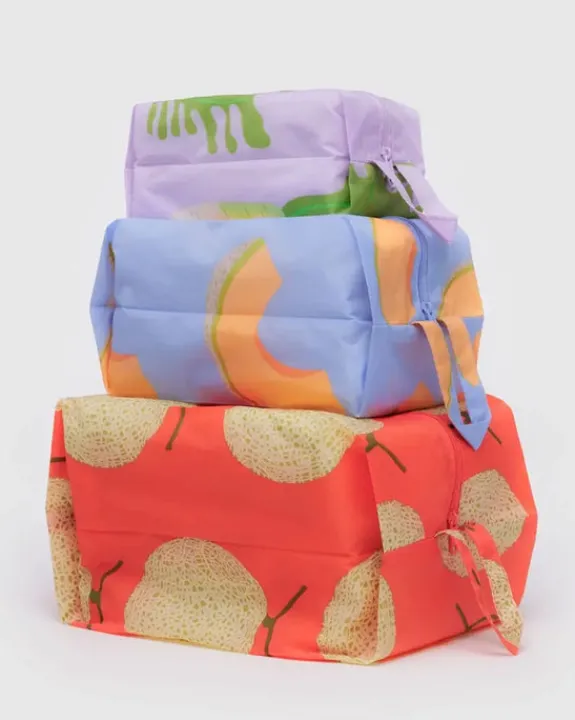 Baggu - 3D Zip Set - Japanese Produce | Travel