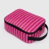Baggu - Lunch Box - Pink & Red Painted Stripe | Picnic