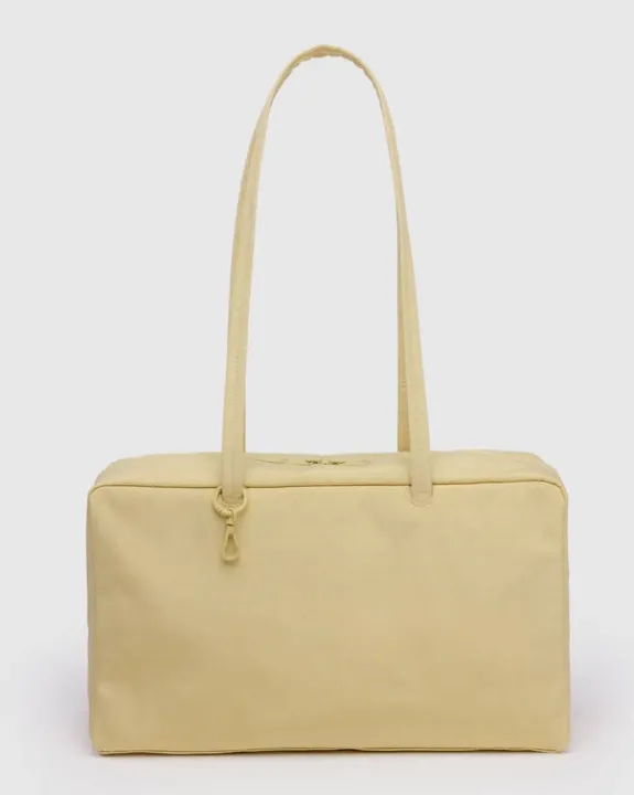 Baggu - Medium Nylon Bowler Bag - Butter | Keyrings & Bag Charms | Bags