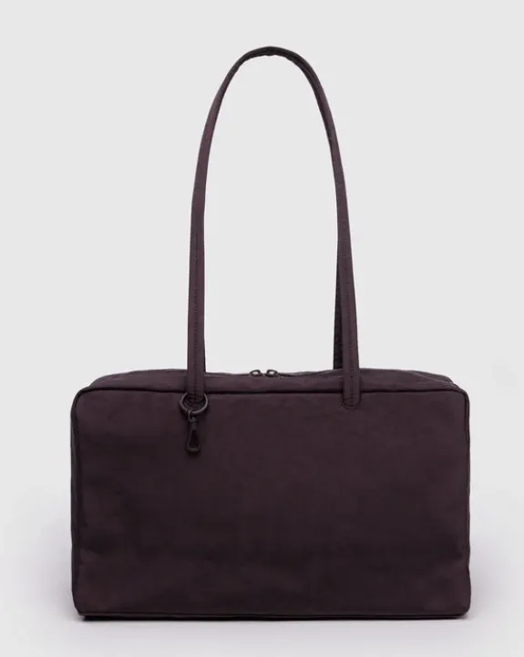 Baggu - Medium Nylon Bowler Bag - Chocolate Plum | Keyrings & Bag Charms | Bags