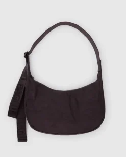 Baggu - Medium Nylon Crescent Bag - Chocolate Plum | Bags
