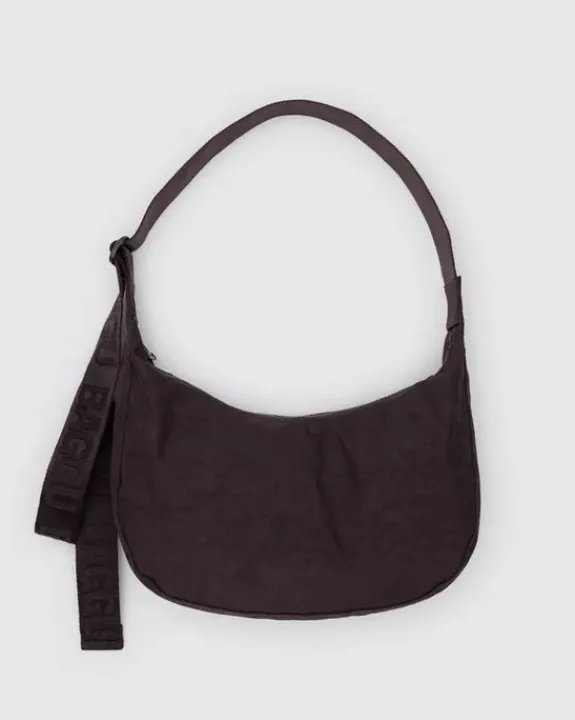 Baggu - Medium Nylon Crescent Bag - Chocolate Plum | Bags