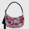 Baggu - Medium Nylon Crescent Bag - Floral Snoopy | Bags