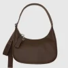 Baggu - Medium Recycled Leather Crescent Bag - Brown | Bags