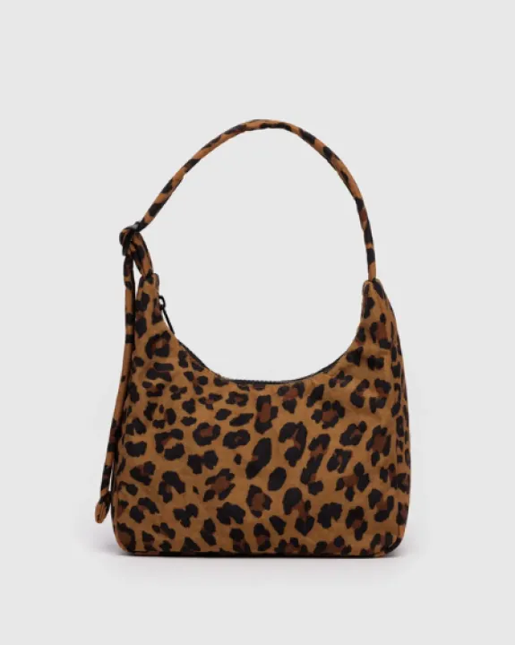 Baggu - Mini Nylon Shoulder Bag - Leopard | Bags