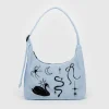Baggu - Mini Nylon Shoulder Bag - Embroidered Ballet Icons | Bags