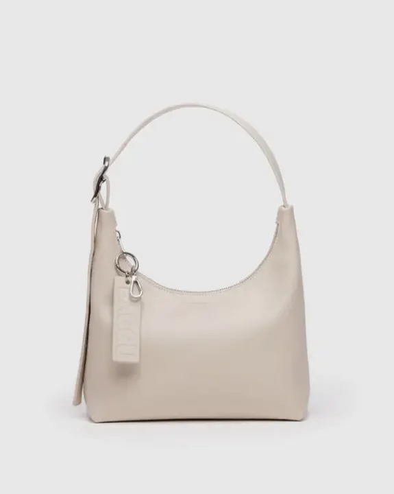 Baggu - Mini Recycled Leather Shoulder Bag - Stone | Bags
