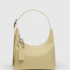 Baggu - Mini Recycled Leather Shoulder Bag - Straw | Bags