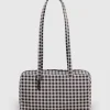 Baggu - Nylon Bowler Bag - Black & White Gingham | Bags