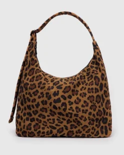 Baggu - Nylon Shoulder Bag - Leopard | Bags