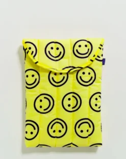 Baggu - Puffy Laptop Sleeve 13 inch - Yellow Happy | Cases & Pouches