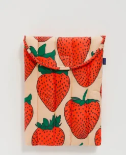 Baggu - Puffy Laptop Sleeve 13 inch - Strawberry | Cases & Pouches | Bags