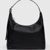 Baggu - Recycled Leather Shoulder Bag - Black | Bags