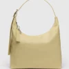 Baggu - Recycled Leather Shoulder Bag - Straw | Bags