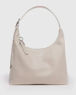 Baggu - Recycled Leather Shoulder Bag - Stone | Bags