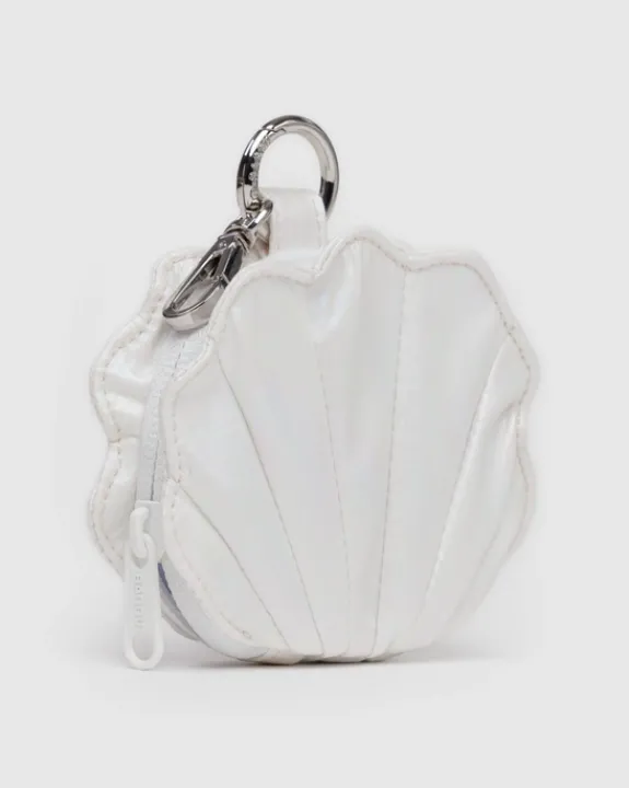 Baggu - Shell Charm - Pearl Metallic | Keyrings & Bag Charms