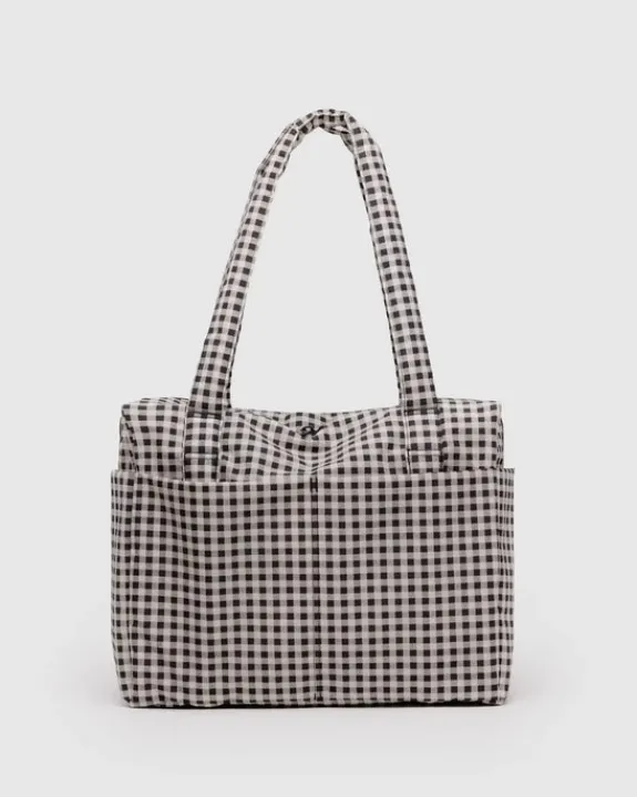 Baggu - Small Cloud Carry-On - Black and White Gingham | Bags