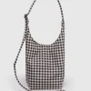 Baggu - Small Nylon Sling - Black & White Gingham | Keyrings & Bag Charms | Bags