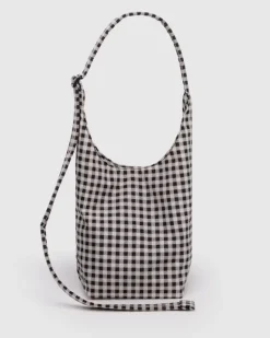 Baggu - Small Nylon Sling - Black & White Gingham | Keyrings & Bag Charms | Bags