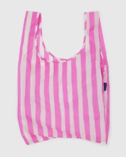 Baggu - Standard - Pink Painted Stripe | Keyrings & Bag Charms | Bags