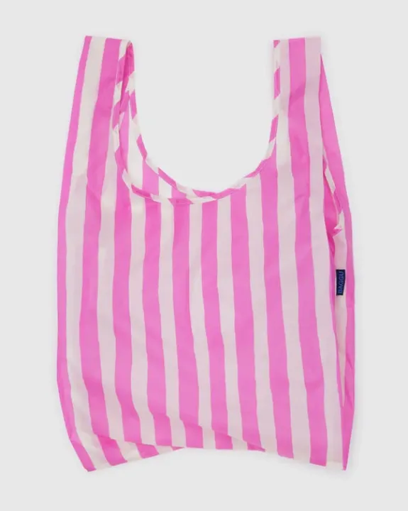 Baggu - Standard - Pink Painted Stripe | Keyrings & Bag Charms | Bags