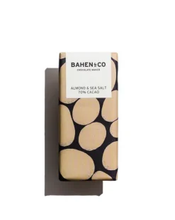 Bahen u0026 Co Bahen & Co - Almond & Sea Salt 70% Cacao - 75g | Food
