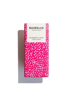 Bahen u0026 Co Bahen & Co - Raspberry & Rose 70% Cacao- 75g | Food
