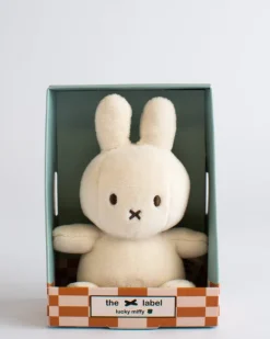 Bon Ton Toys - Lucky Miffy Sitting Cream in giftbox - 10 cm | Kids Baby