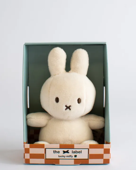 Bon Ton Toys - Lucky Miffy Sitting Cream in giftbox - 10 cm | Kids Baby