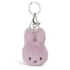Bon Ton Toys - Miffy ECO Fuzzy Keychain Lilac - 8 cm | Keyrings & Bag Charms