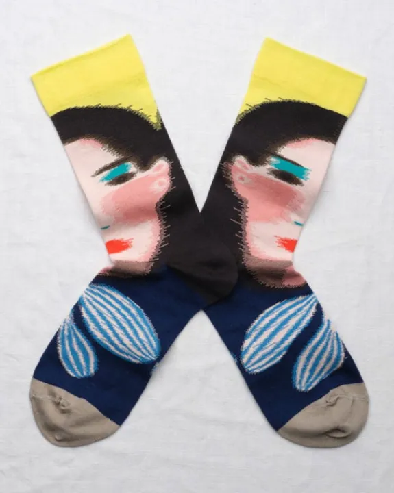 Bonne Maison - Face Canary Sock | Socks