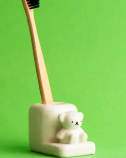 PINKYS Boris Sitting Ceramic Toothbrush holder - Single | Kids Kids Craft & Activities | Bathroom